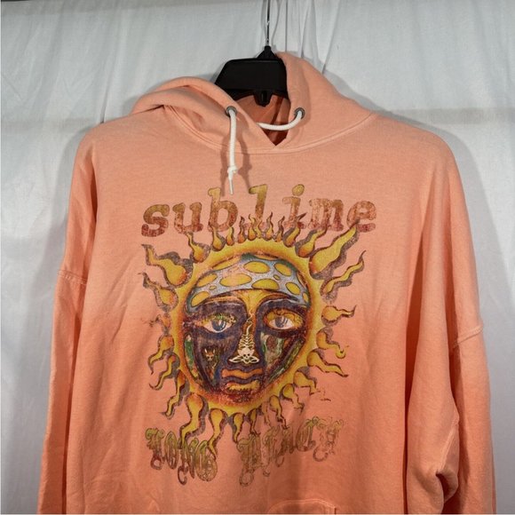 EUC Urban Outfitters Sublime [ S/M ] Sun‎ Bleached Hoodie Sweatshirt #Q425 - Picture 4 of 16
